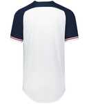 Russell Athletic R01X3M Classic V-Neck Jersey Back Thumbnail
