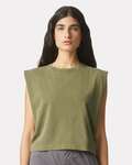 american apparel 307gd heavyweight cotton women's garment dyed muscle Front Thumbnail