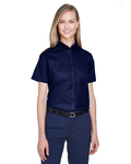 CORE365 78194 Ladies' Optimum Short-Sleeve Twill Shirt Side Thumbnail