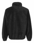 burnside 3052 polar fleece quarter-zip pullover Back Thumbnail