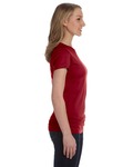 lat 3616 ladies fitted fine jersey tee Side Thumbnail