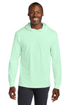 Jerzees 363LH Classics ™ Unisex Cotton Long Sleeve Hooded T-Shirt Front Thumbnail
