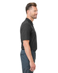 devon & jones dg101 crownlux performance® men's geo polo Side Thumbnail