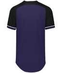 Russell Athletic R01X3B Youth Classic V-Neck Jersey Back Thumbnail