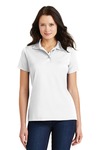 Port Authority L497 Ladies Poly-Charcoal Blend Pique Polo Front Thumbnail