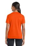 sport-tek lst340 ladies posicharge ® racermesh ® v-neck tee Back Thumbnail