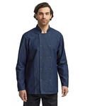 artisan collection by reprime rp660 unisex denim chef's jacket Side Thumbnail