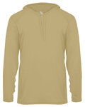 Badger Sport 4105 B Core L/S Hood Tee Front Thumbnail
