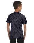 Tie-Dye CD101Y Youth 5.4 oz. 100% Cotton Spider T-Shirt Back Thumbnail