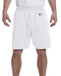 champion 8187 adult cotton gym short Front Thumbnail