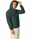 hanes p170 unisex ecosmart® 50/50 pullover hooded sweatshirt Side Thumbnail