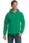 port & company pc90h essential fleece pullover hooded sweatshirt Front Thumbnail