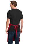 Port Authority A700 Easy Care Extra Long Bib Apron with Stain Release Back Thumbnail