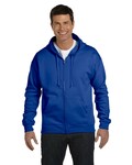 hanes p180 ecosmart ® full-zip hooded sweatshirt Back Thumbnail