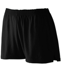 augusta sportswear 987 ladies junior fit jersey shorts Front Thumbnail