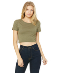 bella + canvas 6681 ladies' poly-cotton crop t-shirt Front Thumbnail