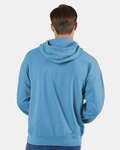 champion cd450 unisex garment dyed hooded sweatshirt Back Thumbnail