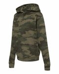 independent trading co. ss4001y youth midweight hooded sweatshirt Side Thumbnail