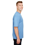 A4 N3381 Adult  Topflight Heather Performance T-Shirt Side Thumbnail