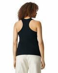 gildan g672l ladies' softstyle cvc racerback tank Back Thumbnail