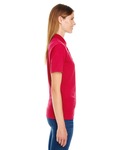 hanes 035p ladies' 6.5 oz. x-temp® piqué short-sleeve polo with fresh iq Side Thumbnail