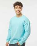 tultex t340 fleece crewneck sweatshirt Side Thumbnail