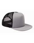 Big Accessories BX030 5-Panel Foam Front Trucker Cap Front Thumbnail