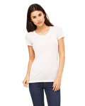 Bella + Canvas B8413 Women's Triblend Short Sleeve Tee Front Thumbnail