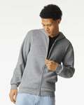 american apparel rf497 reflex fleece unisex full zip hoodie Front Thumbnail