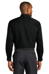 CornerStone CSW174 Long Sleeve Select Ripstop Shirt Back Thumbnail