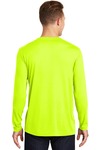 sport-tek st450ls long sleeve posicharge ® competitor ™ cotton touch ™ tee Back Thumbnail