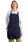 Port Authority A500 Full-Length Apron with Pockets Front Thumbnail