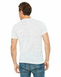 Bella + Canvas 3655C Unisex Textured Jersey V-Neck T-Shirt Back Thumbnail