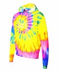 dyenomite 854ms dyenomite 854ms rainbow spiral pullover hooded sweatshirt Side Thumbnail
