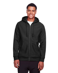 team 365 tt95 men's zone hydrosport™ heavyweight full-zip hooded sweatshirt Front Thumbnail