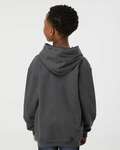 tultex 320y youth hooded sweatshirt Back Thumbnail