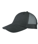 Mega Cap 6808 Washed Cotton Twill Trucker Front Thumbnail