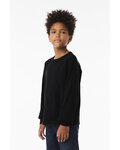 bella + canvas 3511y youth 6 oz heavyweight long sleeve t-shirt Side Thumbnail