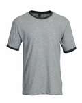 tultex 246 unisex jersey ringer tee Front Thumbnail