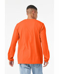 Bella + Canvas 3501 Unisex Jersey Long-Sleeve T-Shirt Back Thumbnail