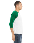 Bella + Canvas 3200 Unisex 3/4-Sleeve Baseball T-Shirt Side Thumbnail