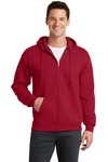 port & company pc78zh core fleece full-zip hooded sweatshirt Front Thumbnail