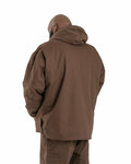 berne hj626 men's heartland washed duck hooded work coat Back Thumbnail