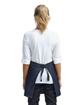 artisan collection by reprime rp125 unisex jeans stitch denim waist apron Back Thumbnail