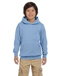 Hanes P473 Youth 7.8 oz. EcoSmart® 50/50 Pullover Hooded Sweatshirt Side Thumbnail