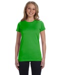 LAT 3616 Ladies Fitted Fine Jersey Tee Front Thumbnail