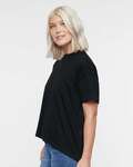 LAT L3519 Women's Hi-Lo Tee Side Thumbnail