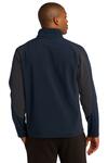 sport-tek st970 colorblock soft shell jacket Back Thumbnail