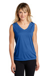 Sport-Tek LST352 Women's Sleeveless PosiCharge ® Competitor™ V-Neck Tee Front Thumbnail