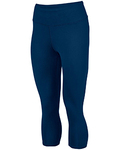 augusta sportswear ag2628 ladies hyperform compression capri Front Thumbnail